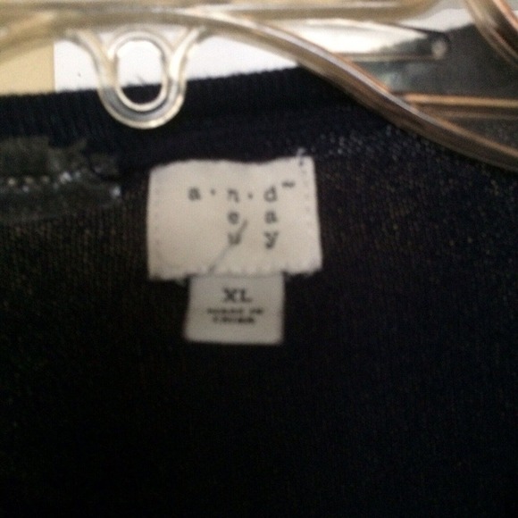 Banana Republic Knit Jacket Navy SzM Collar 4 Button Closure Fitted Pre-Owned - Picture 3 of 12